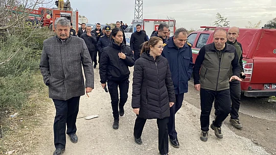İnkumu'nda yangın çıktı
