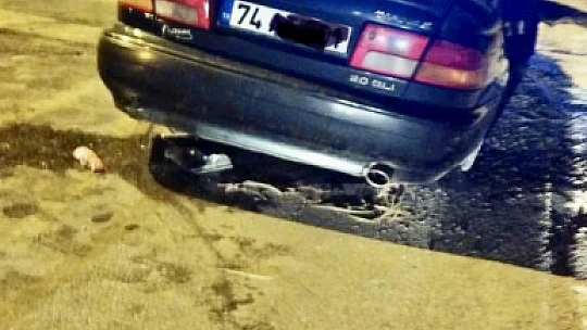 Çayırlar kavşağında kaza