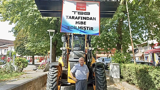 Kozcağız'a yeni iş makinesi