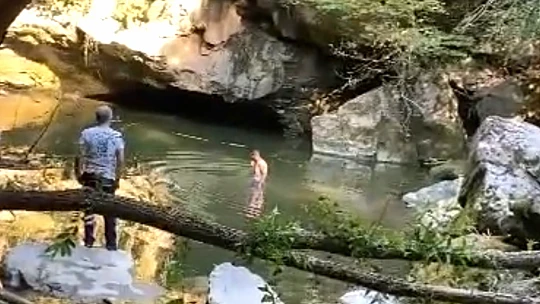 Suya daldı, bir daha çıkamadı