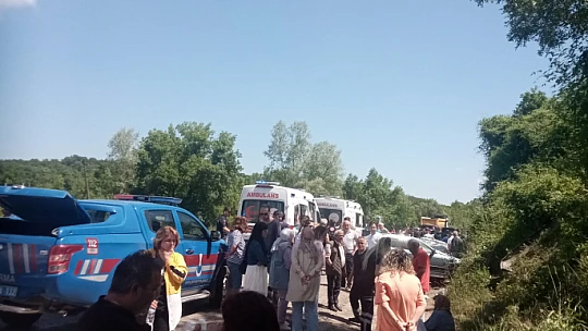 Bartın Çaycuma yolunda feci kaza!!!