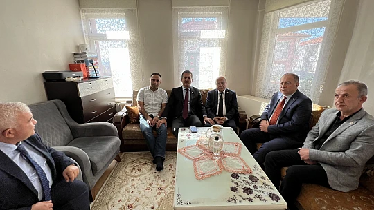 Sarıgül'den yaralı kurtulan madenciye ziyaret