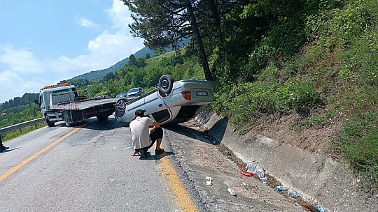 Ahmetusta rampasında kaza