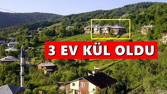 Korkunç yangın, evler alevlere teslim