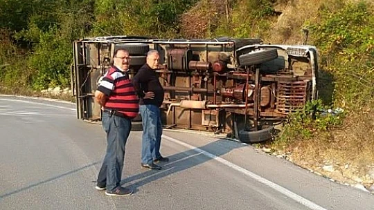 Kurucaşile yolunda kaza