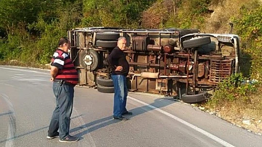 Kurucaşile yolunda kaza
