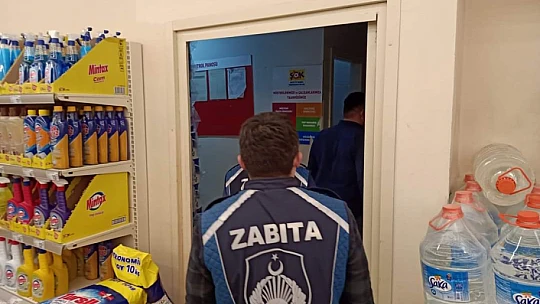 Market depolarına ani baskın