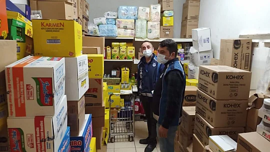 Market depolarına ani baskın