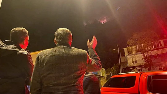 İnkumu'nda yangın çıktı