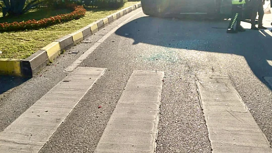 Çatmaca ışıklı kavşakta kaza