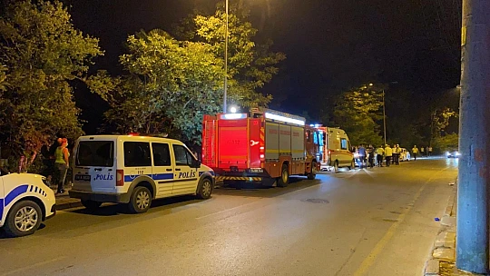 Kontrolde çıkan otomobil ırmağa uçtu