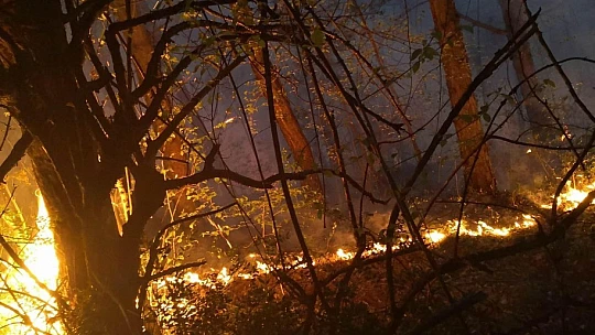 İftar vakti yangın çıktı