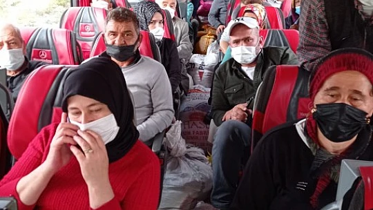 Yolcu otobüsünde şaşırtan manzara
