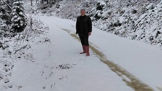 Bartın'da yaylalar beyaza büründü