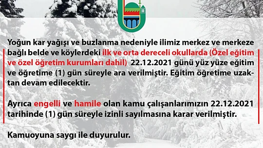 Valilikten beklenen açıklama geldi
