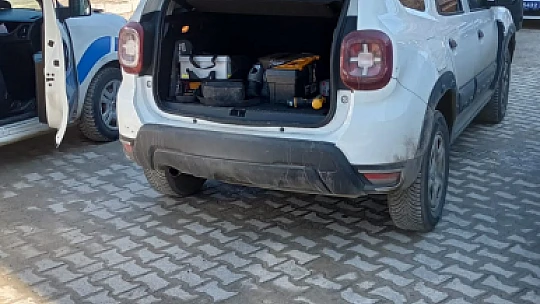 Sahte plakalı araç yakalandı
