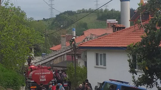 Köyde yangın çıktı