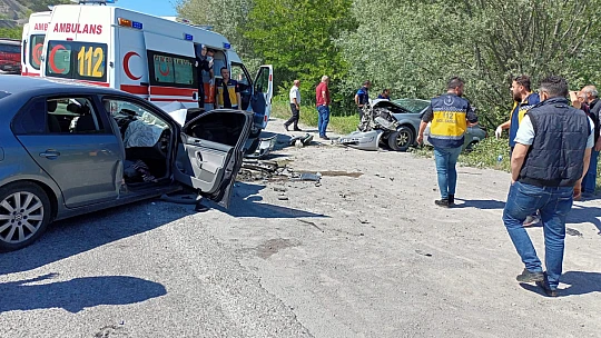 İnkumu yolunda feci kaza