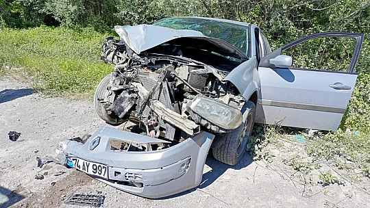 İnkumu yolunda feci kaza