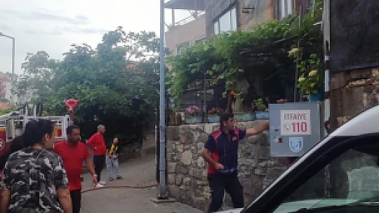 Amasra'da yangın