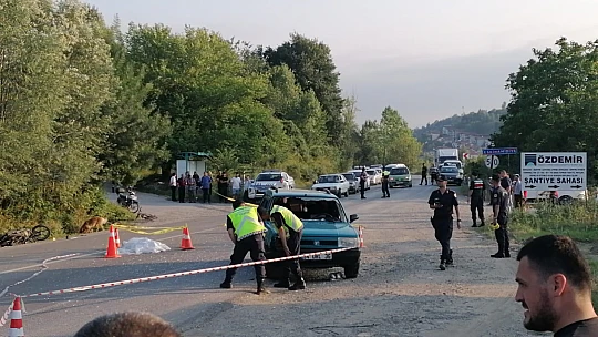 Kozcağız yolunda ölümlü kaza