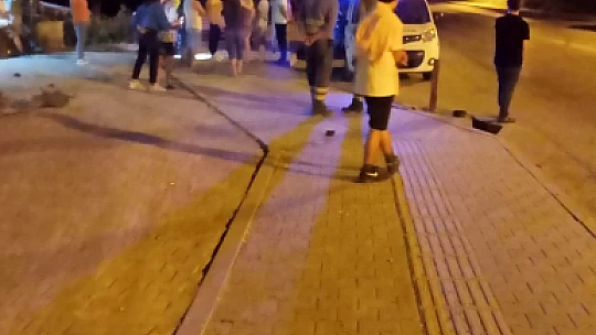 Kamyon ortalığı birbirine kattı