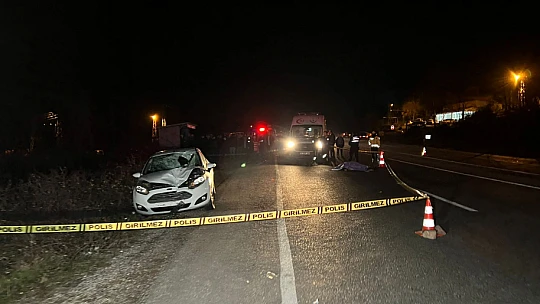 Akmanlar'da ölümlü kaza