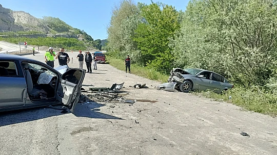 İnkumu yolunda feci kaza