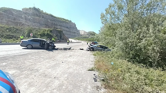 İnkumu yolunda feci kaza