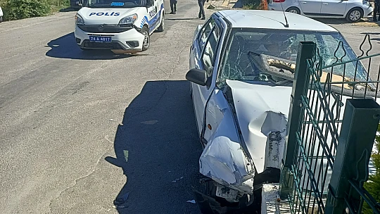 Bartın'da sıkışmalı kaza
