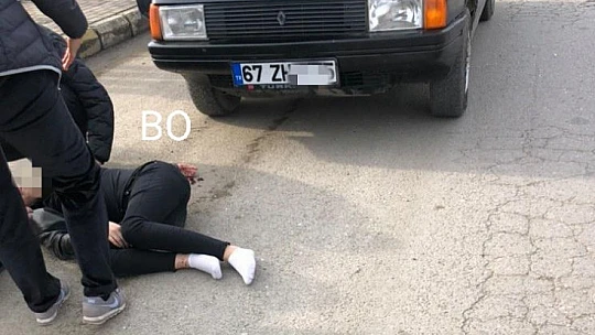 Çaycuma köprüsünde kaza