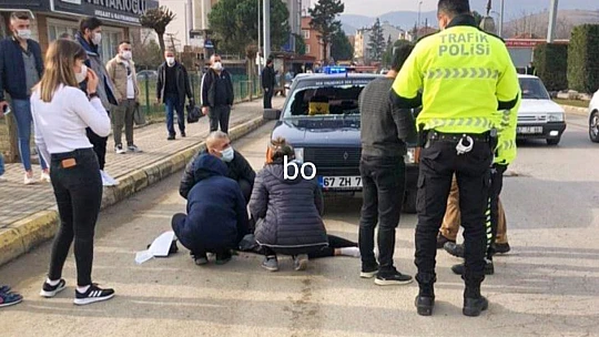 Çaycuma köprüsünde kaza