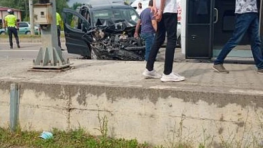 Terminal yolunda kaza