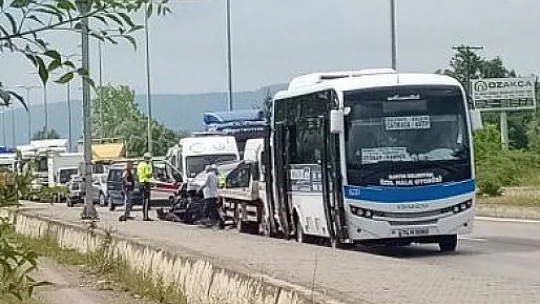 Terminal yolunda kaza