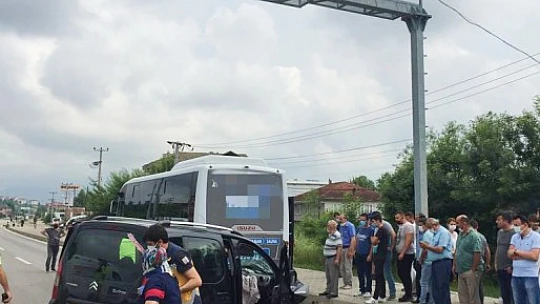 Terminal yolunda kaza