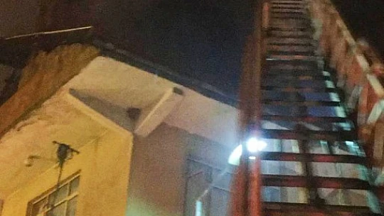 Gece yarısı yangın çıktı