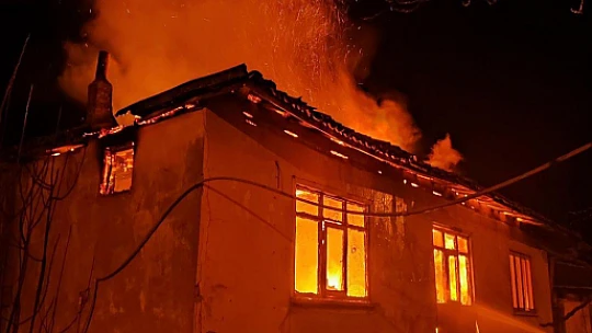 Amasra'da korkutan yangın