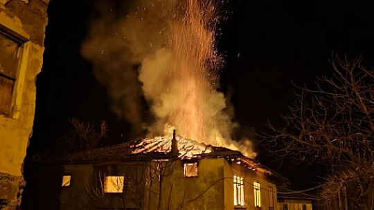 Amasra'da korkutan yangın