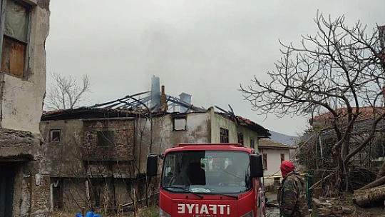 Amasra'da korkutan yangın