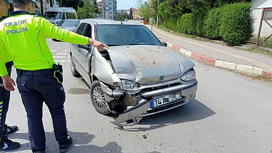 Gazhane parkı önünde kaza