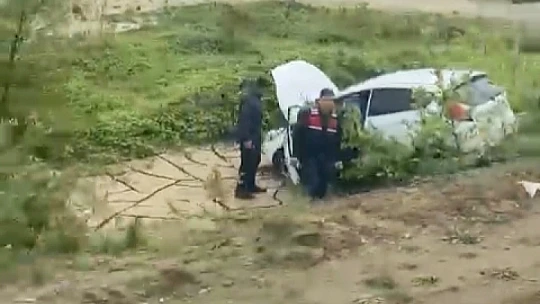Kontrolü kaybetti, yoldan çıktı