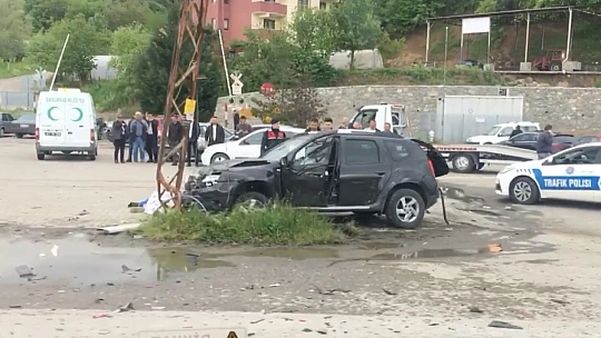 Bakacakkadı'da feci kaza