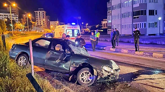 Bartın'da gece saatlerinde kaza