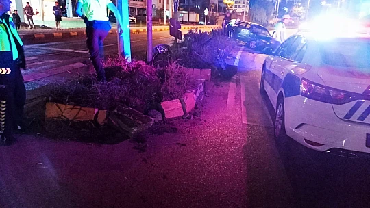 Bartın'da gece saatlerinde kaza