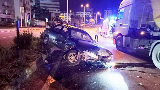 Bartın'da gece saatlerinde kaza