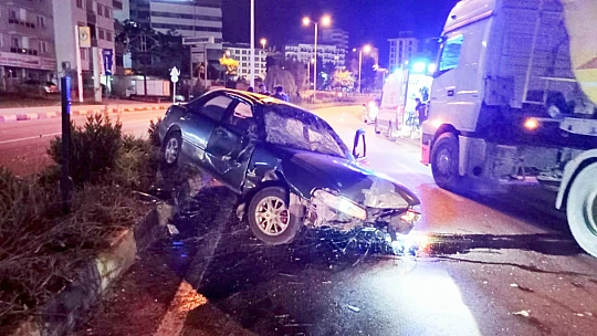 Bartın'da gece saatlerinde kaza