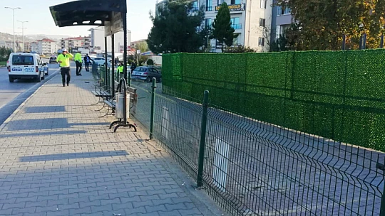 Çatmaca kavşağında talihsiz kaza