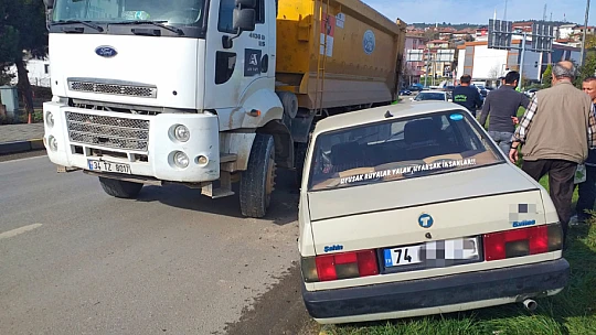 Çatmaca çevre yolunda kaza