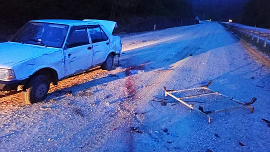 Amasra yolunda kaza