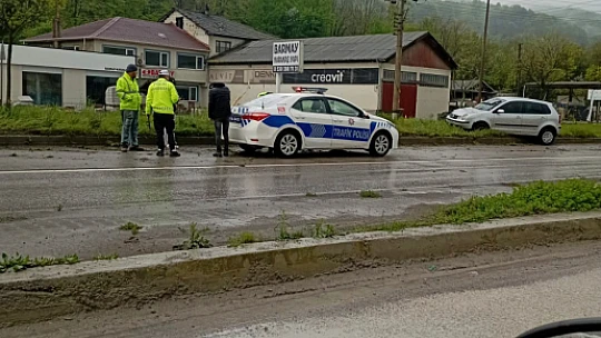 İnkumu yolunda kaza